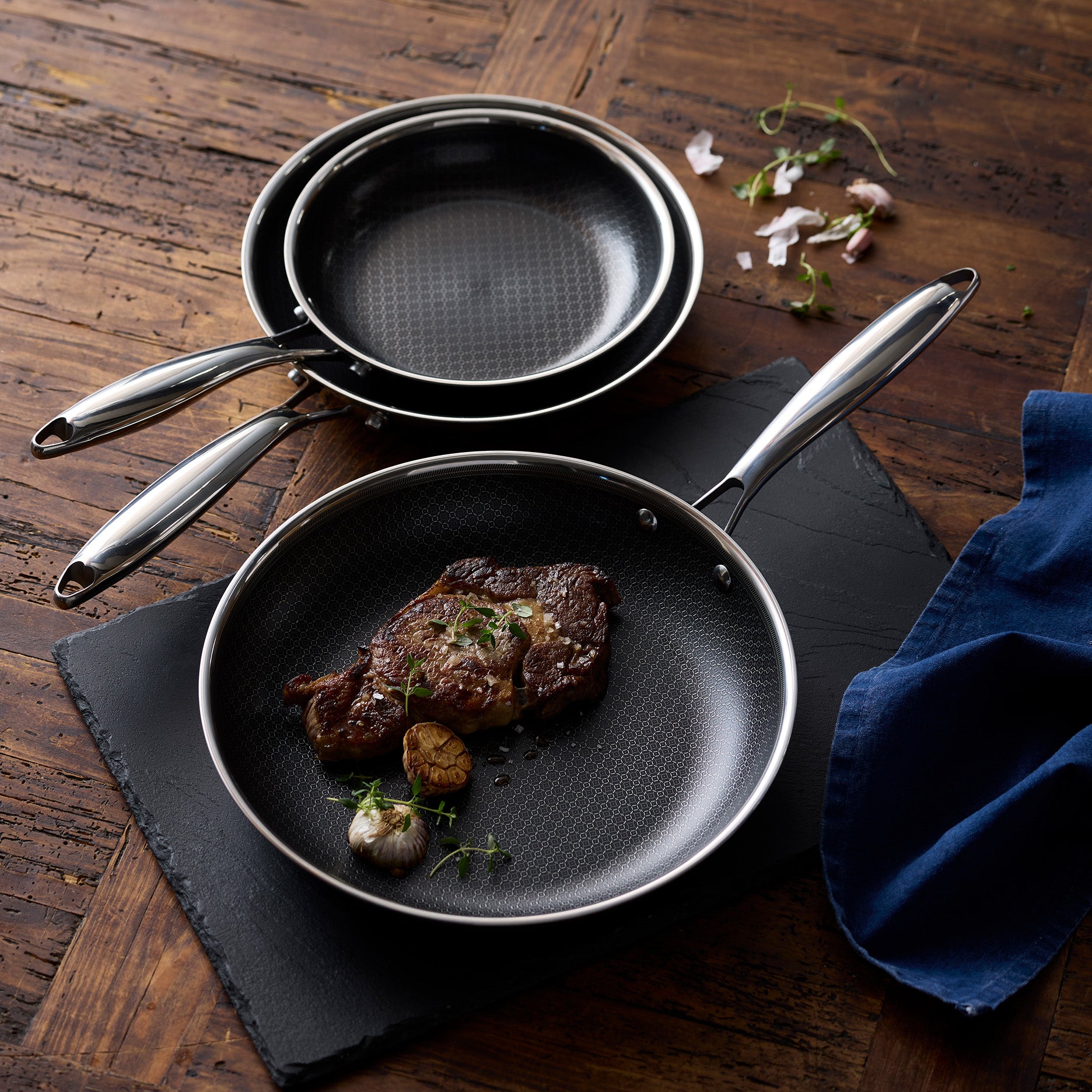 Hybrid 3ply Bratpfanne D28 cm